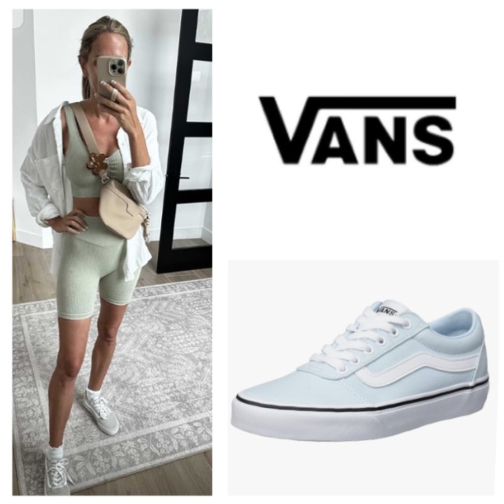 VANS Old Skool Shoe in ‘Ice Blue’
